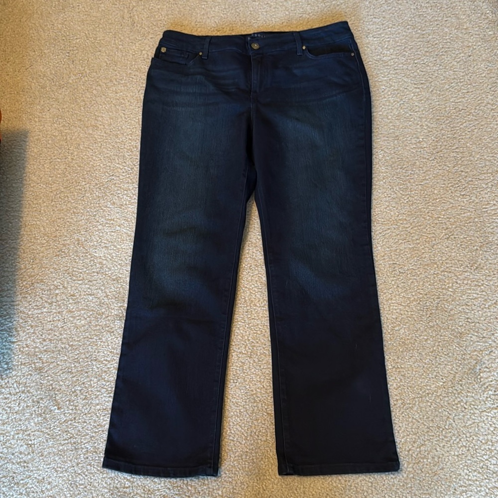 Bandolino Very Dark Wash Mandie Petite Jeans